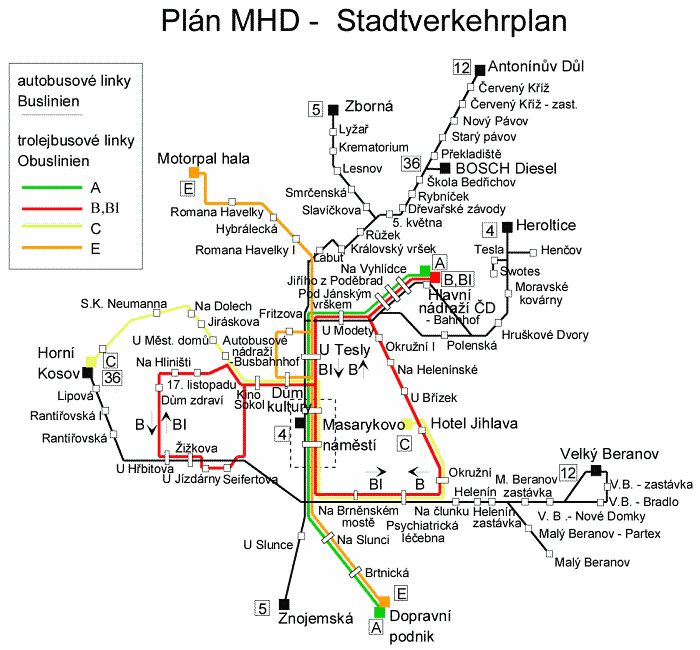 Stadtverkehrplan